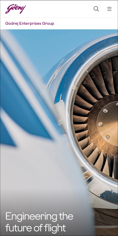 Mobile category landing page